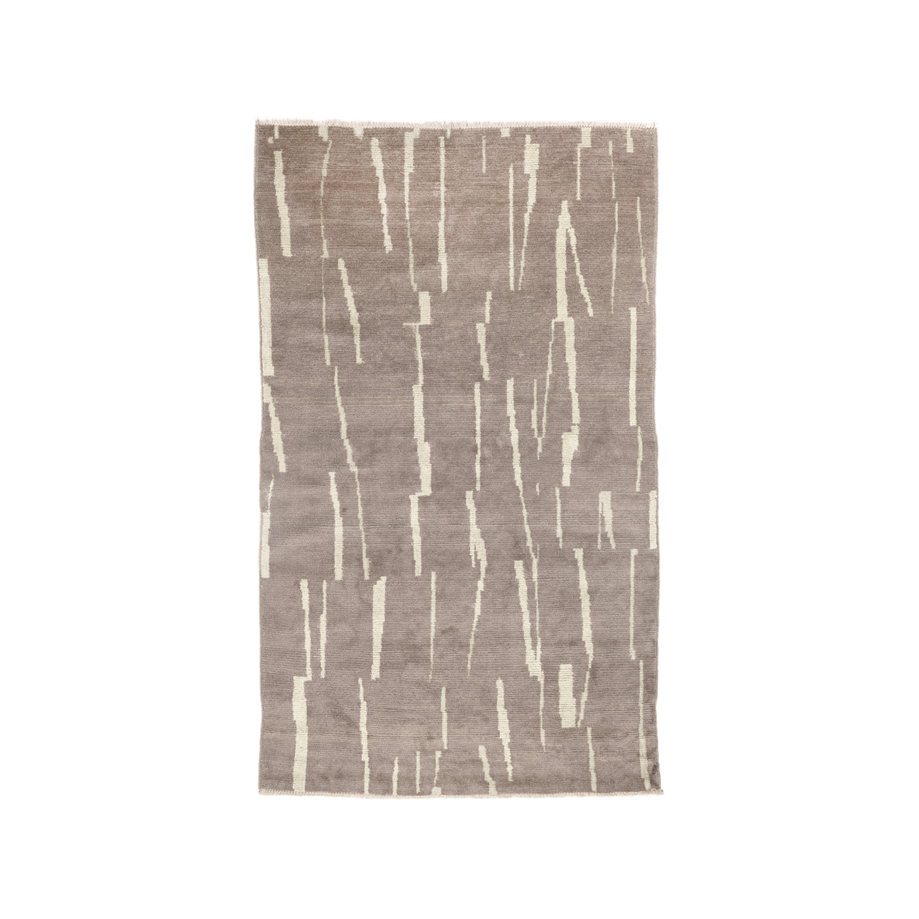 Beige Broken Chains Hand-knotted Carpet