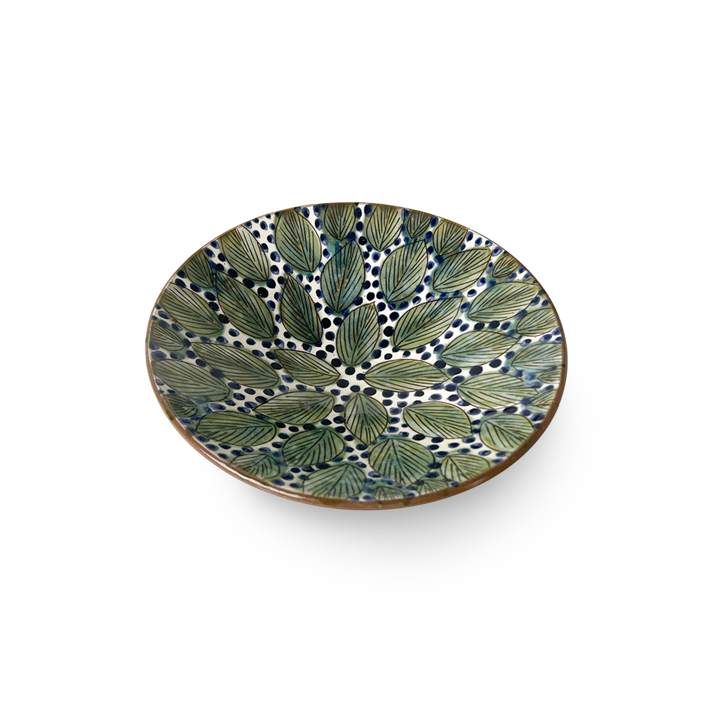 Aligned Leaves Plate