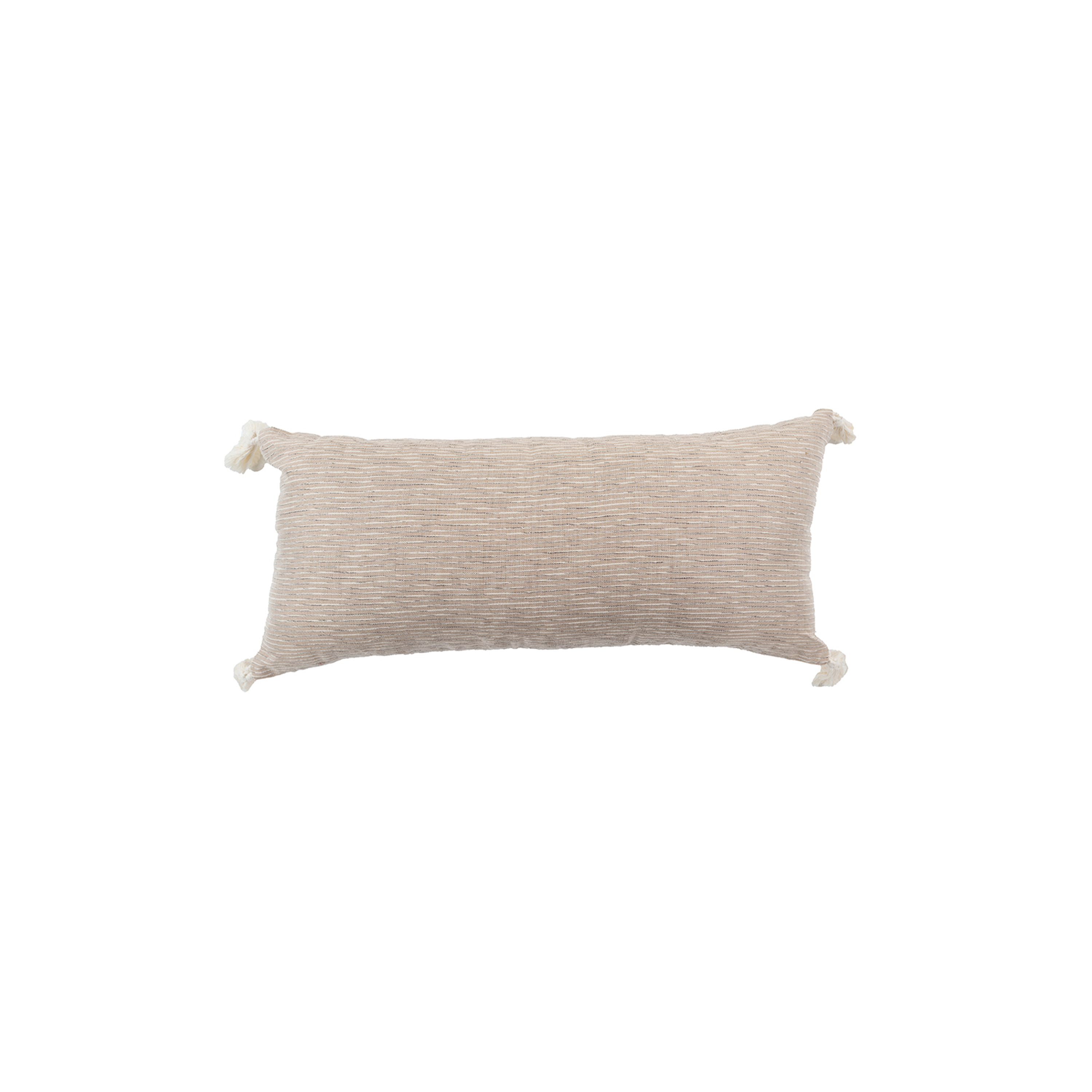 Beige Lined Akhmim Cushion