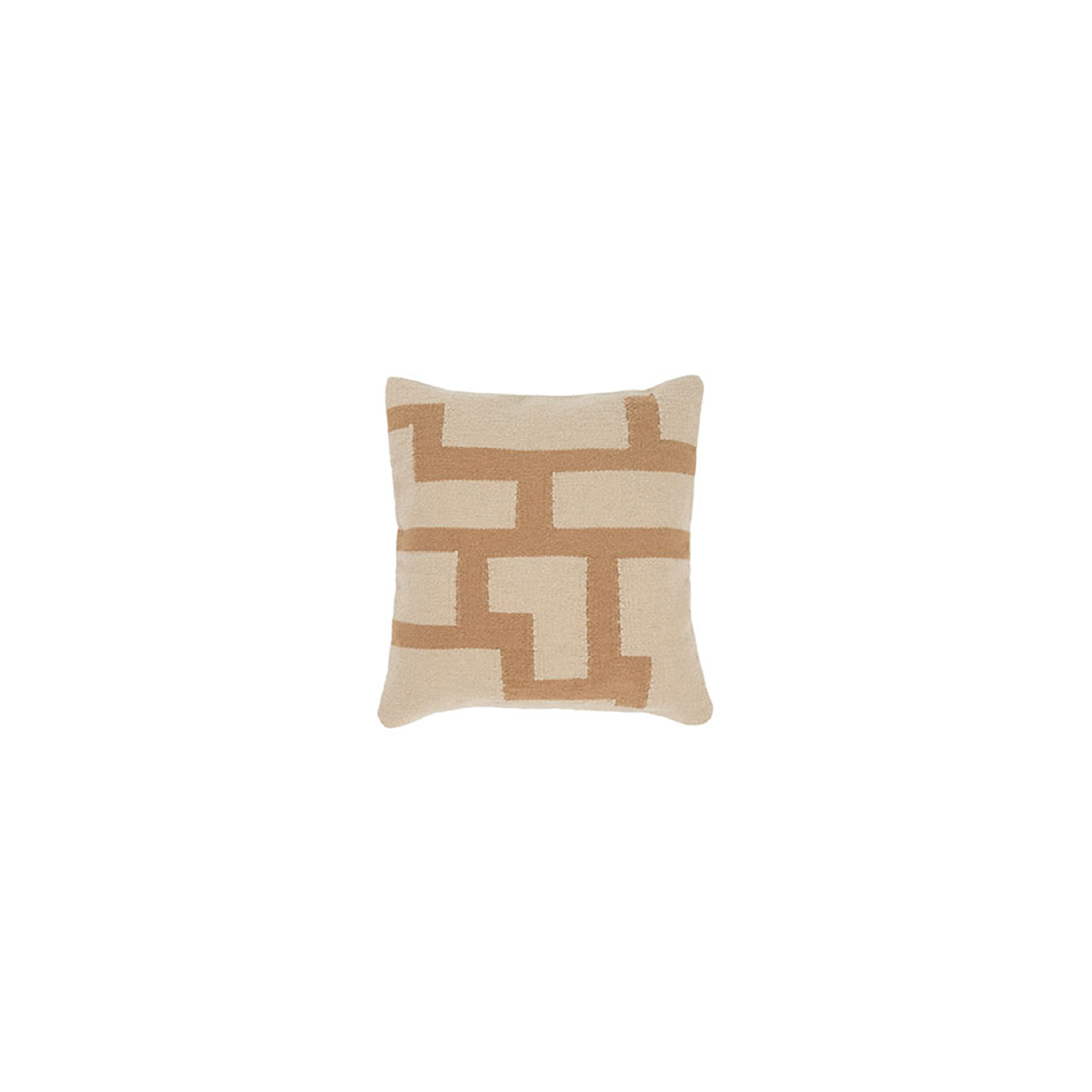 Beige Tetris Cushion