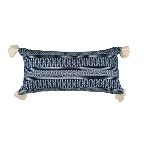 Blue Jaquard Akhmim Cushion