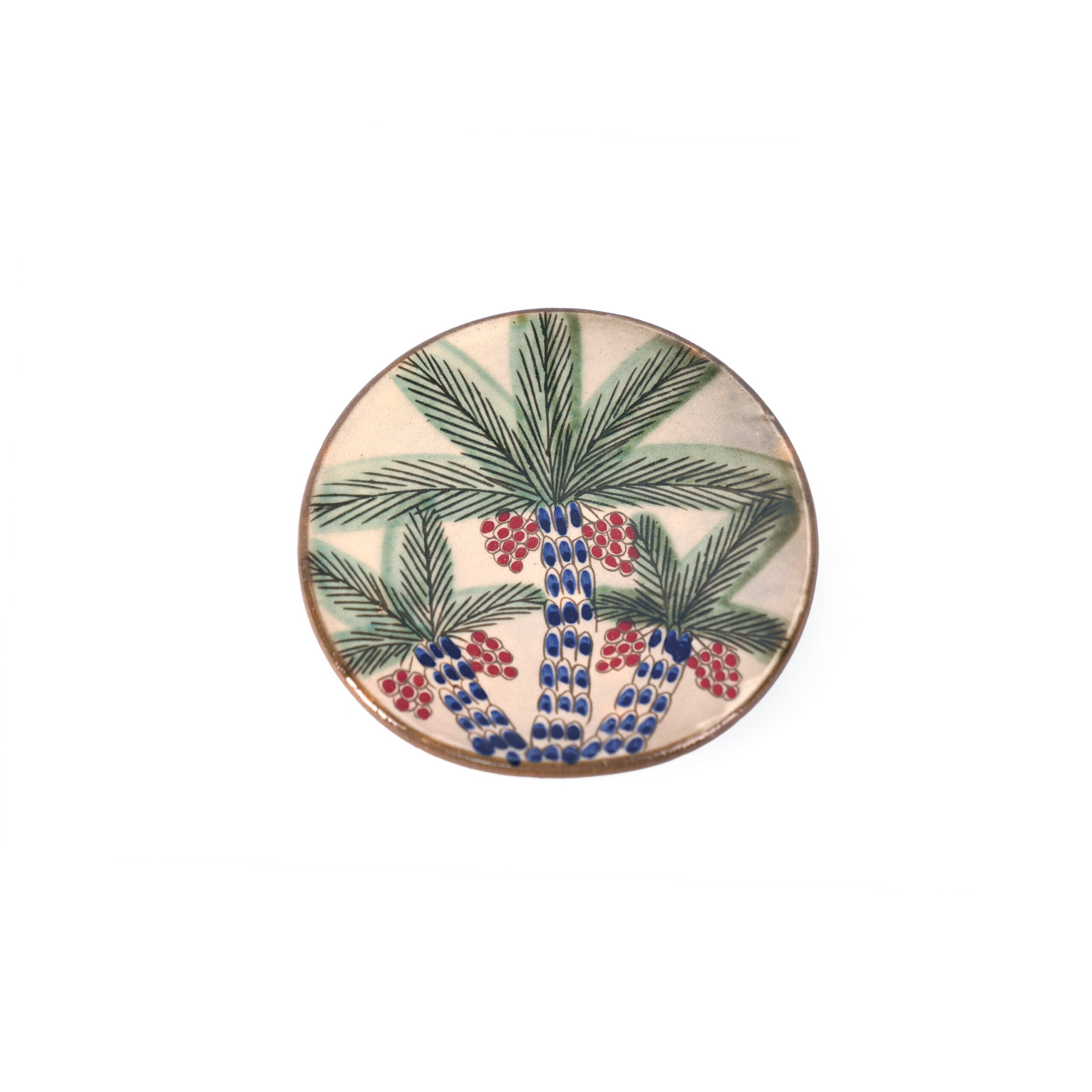 Palm Red Dates Plate