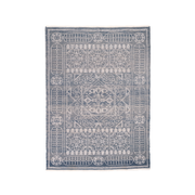 Blue Pendant Hand-knotted Carpet