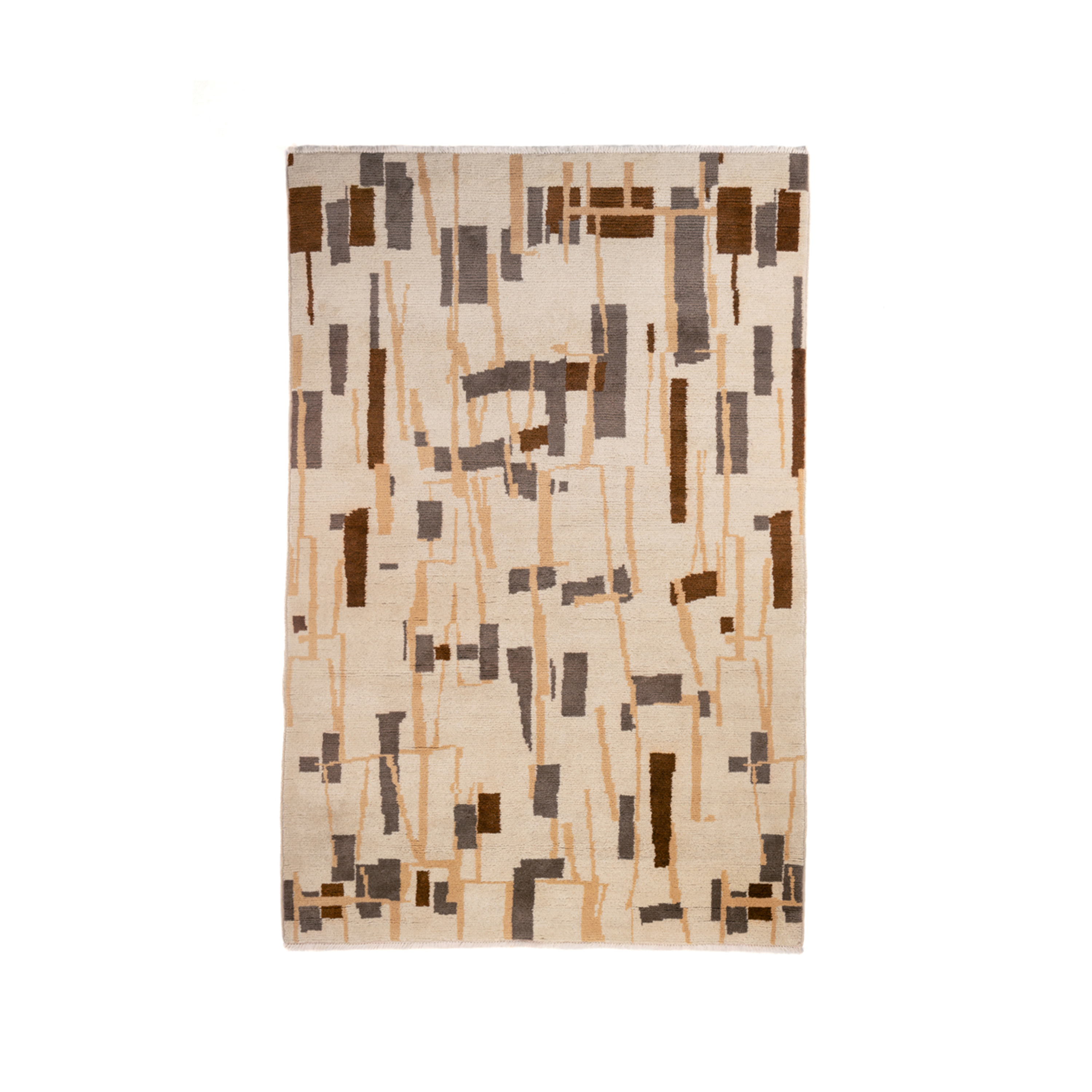 Dark Shards Hand-knotted Carpet