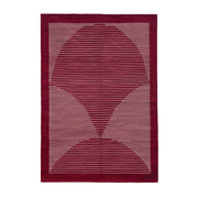 Burgundy Lotus Rug