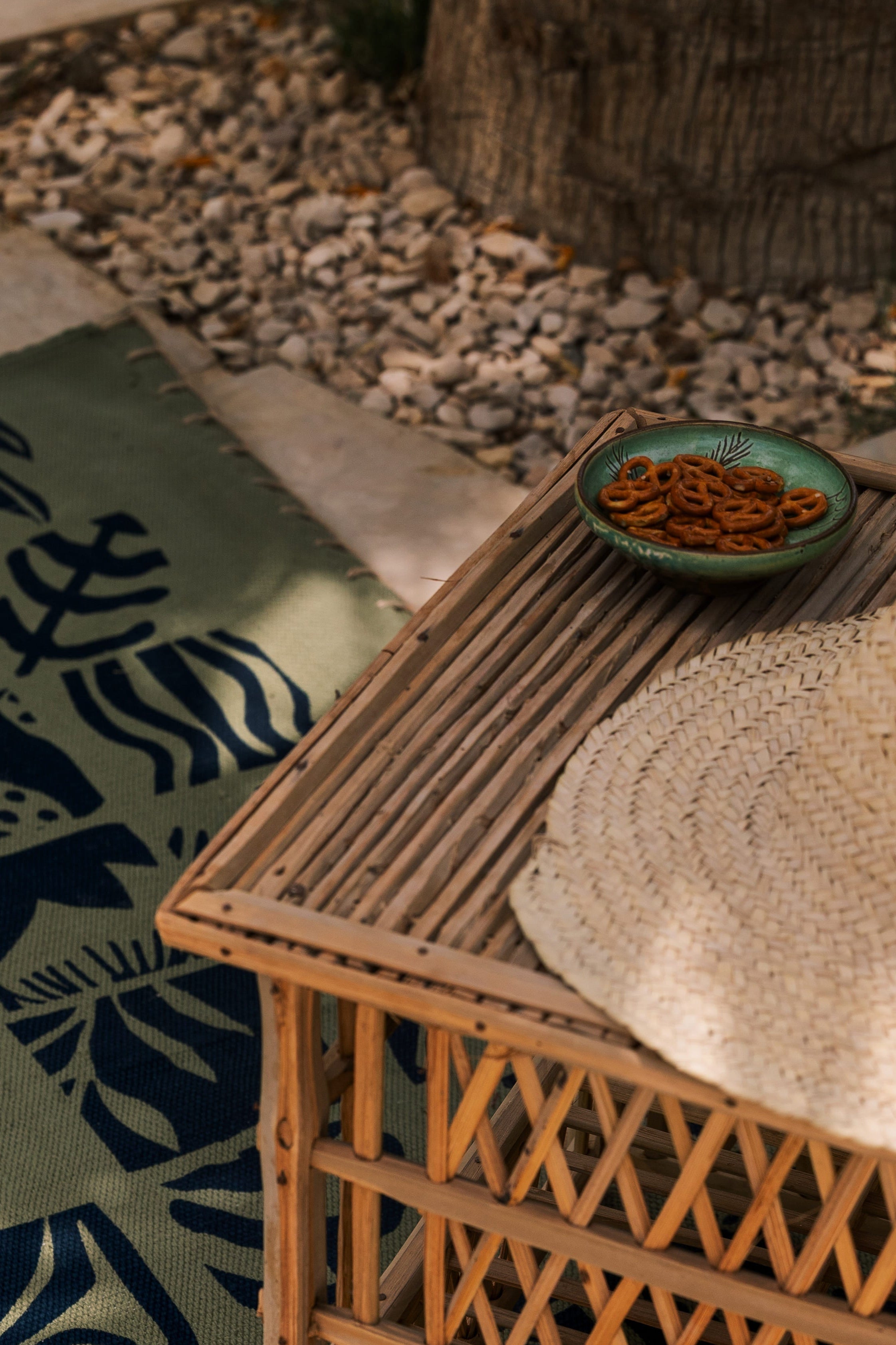 Green Palm Mini Plate