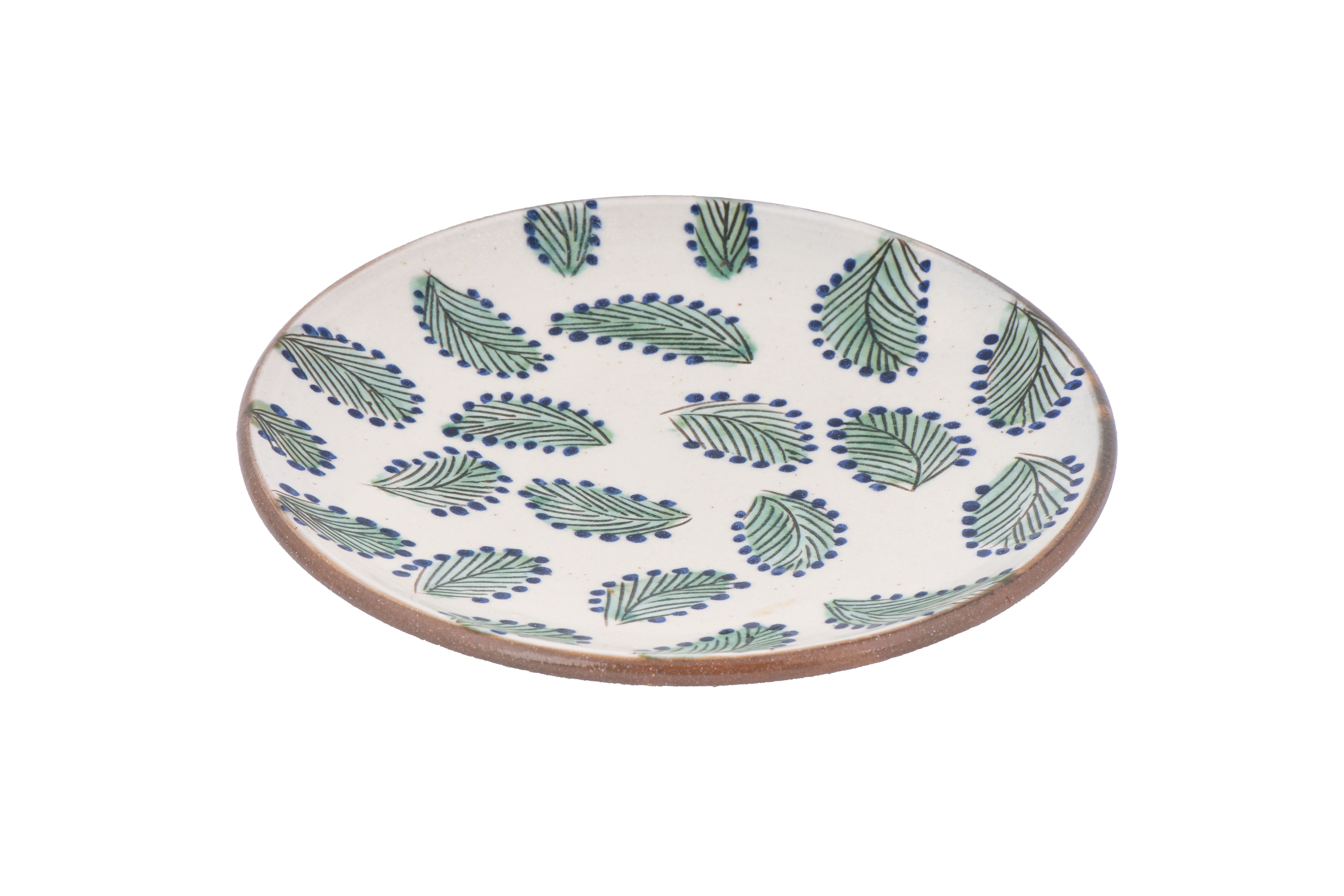 Scattered Leaves Plate