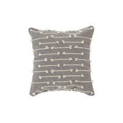 Grey Sediments Cushion