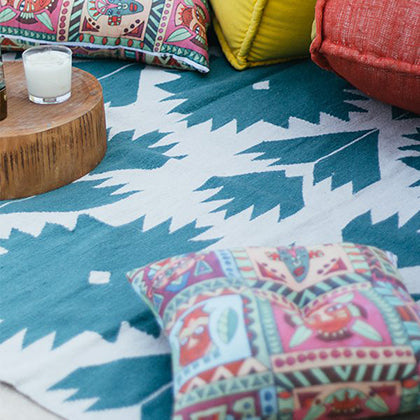 Teal Bustan Rug