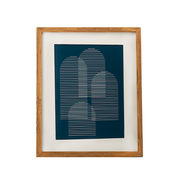 Blue Archways Framed Artwork