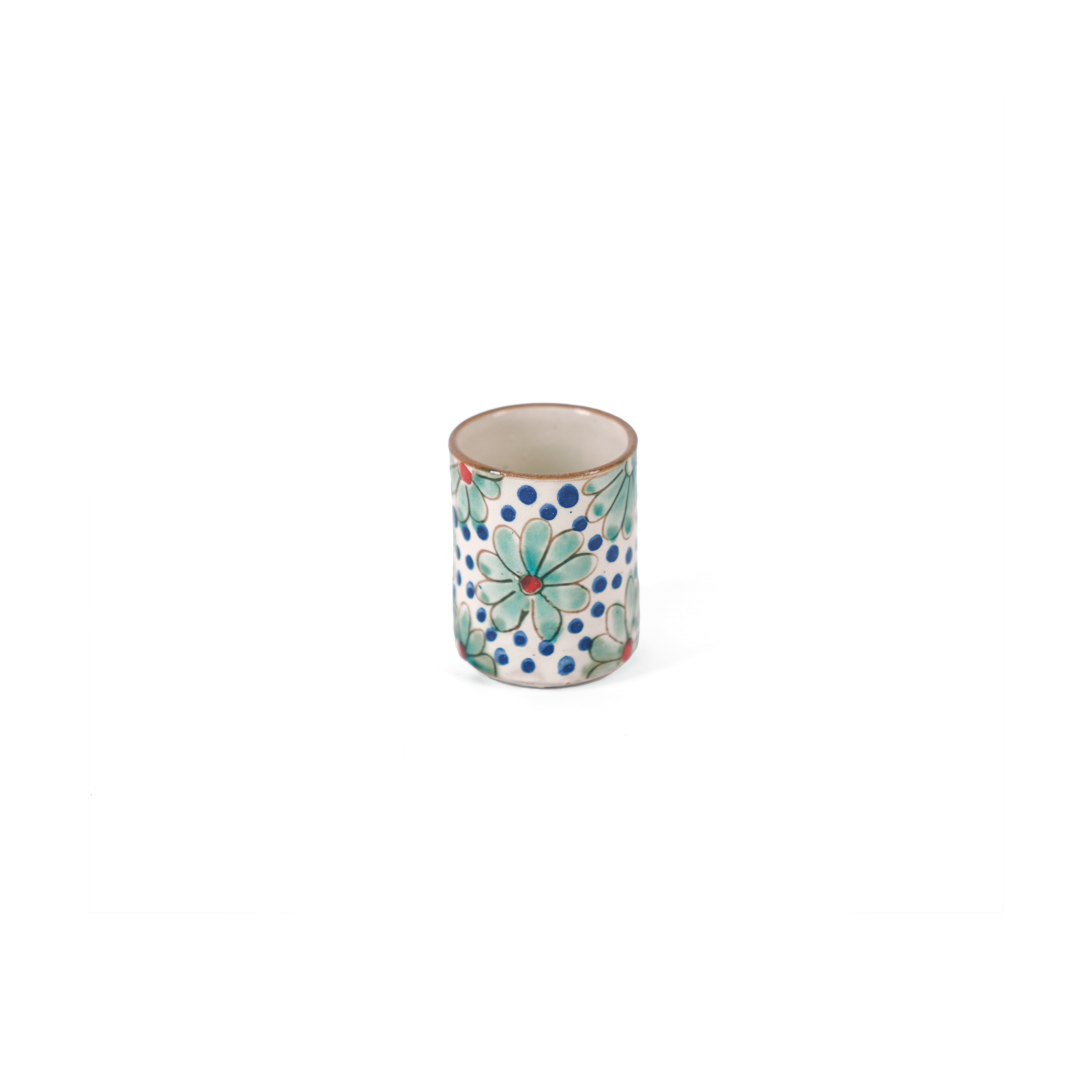 Blue Daisy Field Espresso Cup