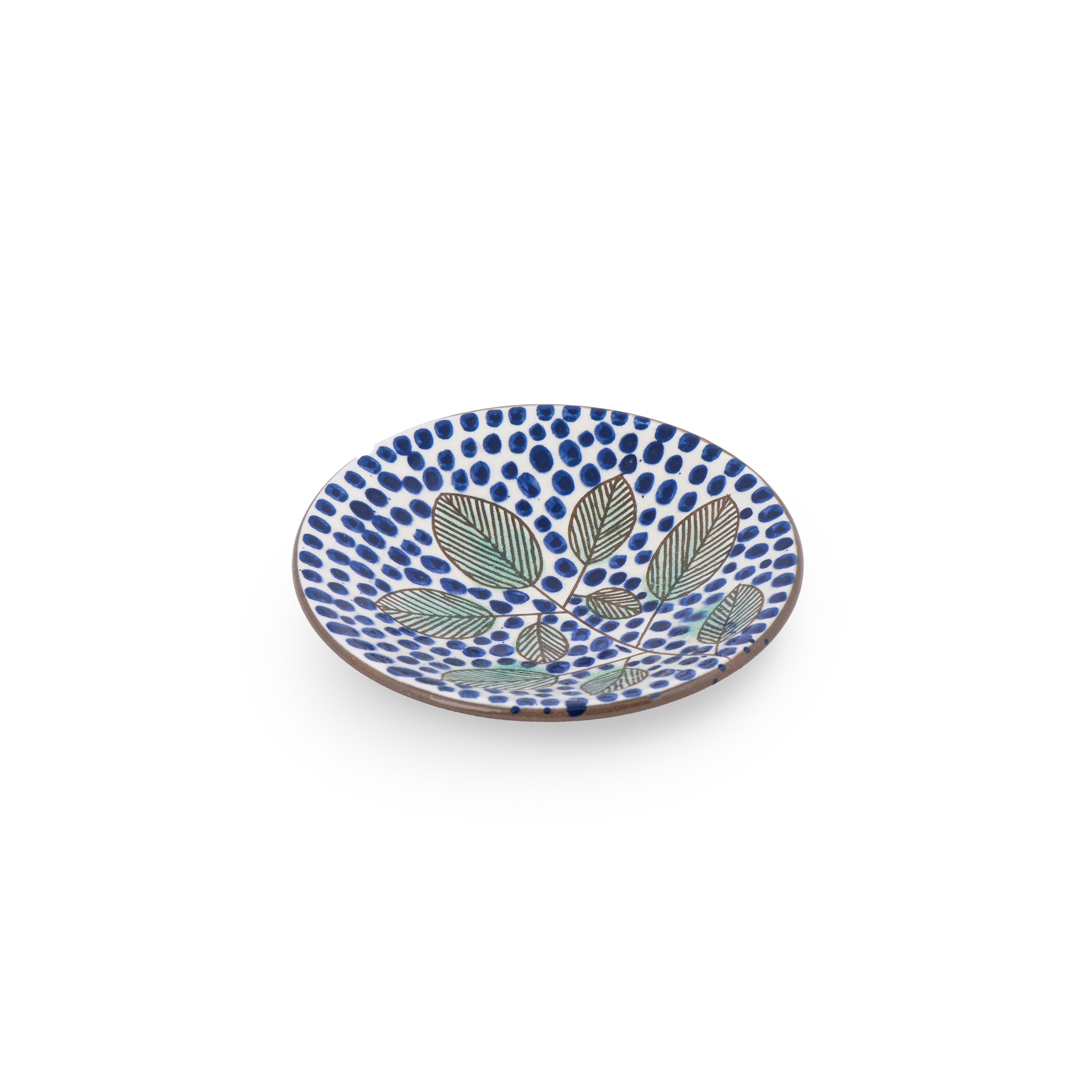 Blue Dots Plate