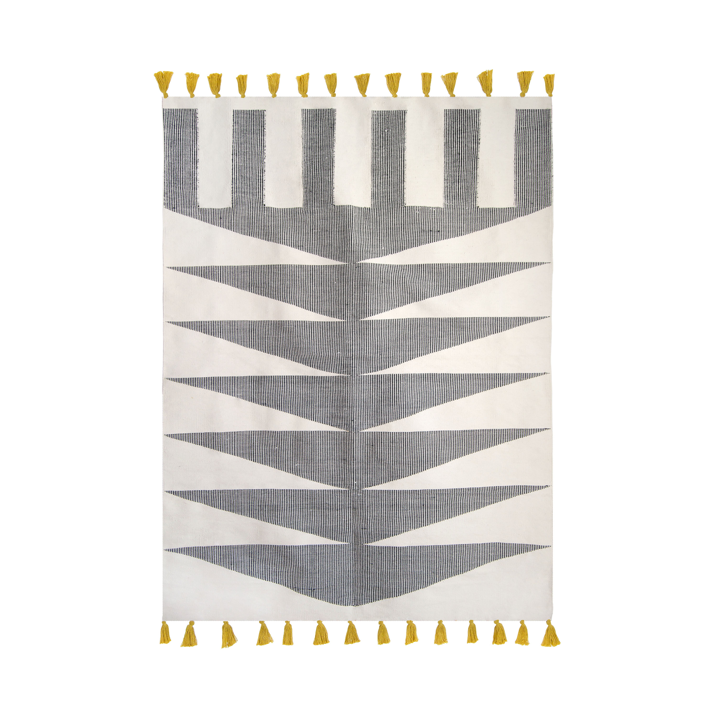 Black Cascade Rug