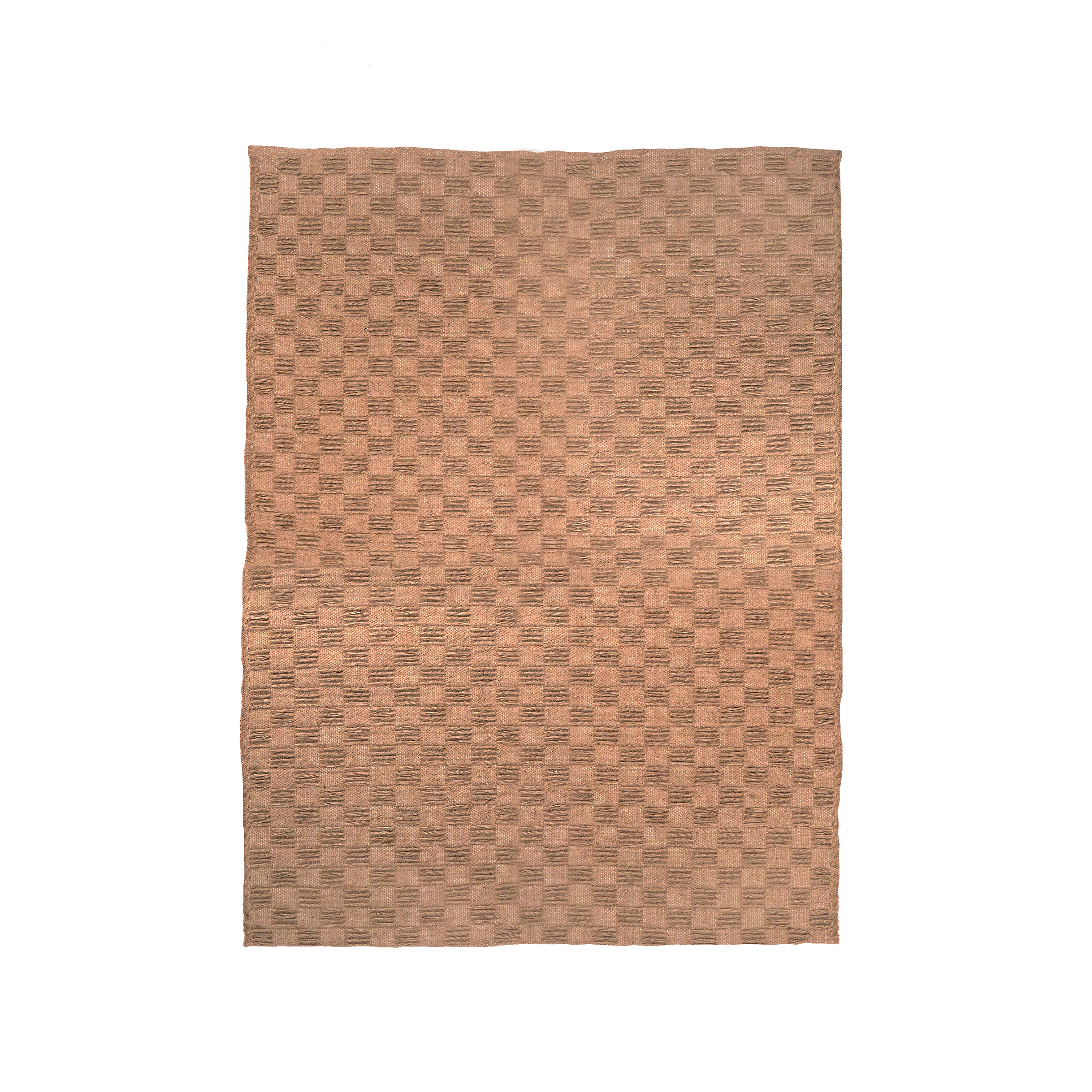 Checkered Jute Rug