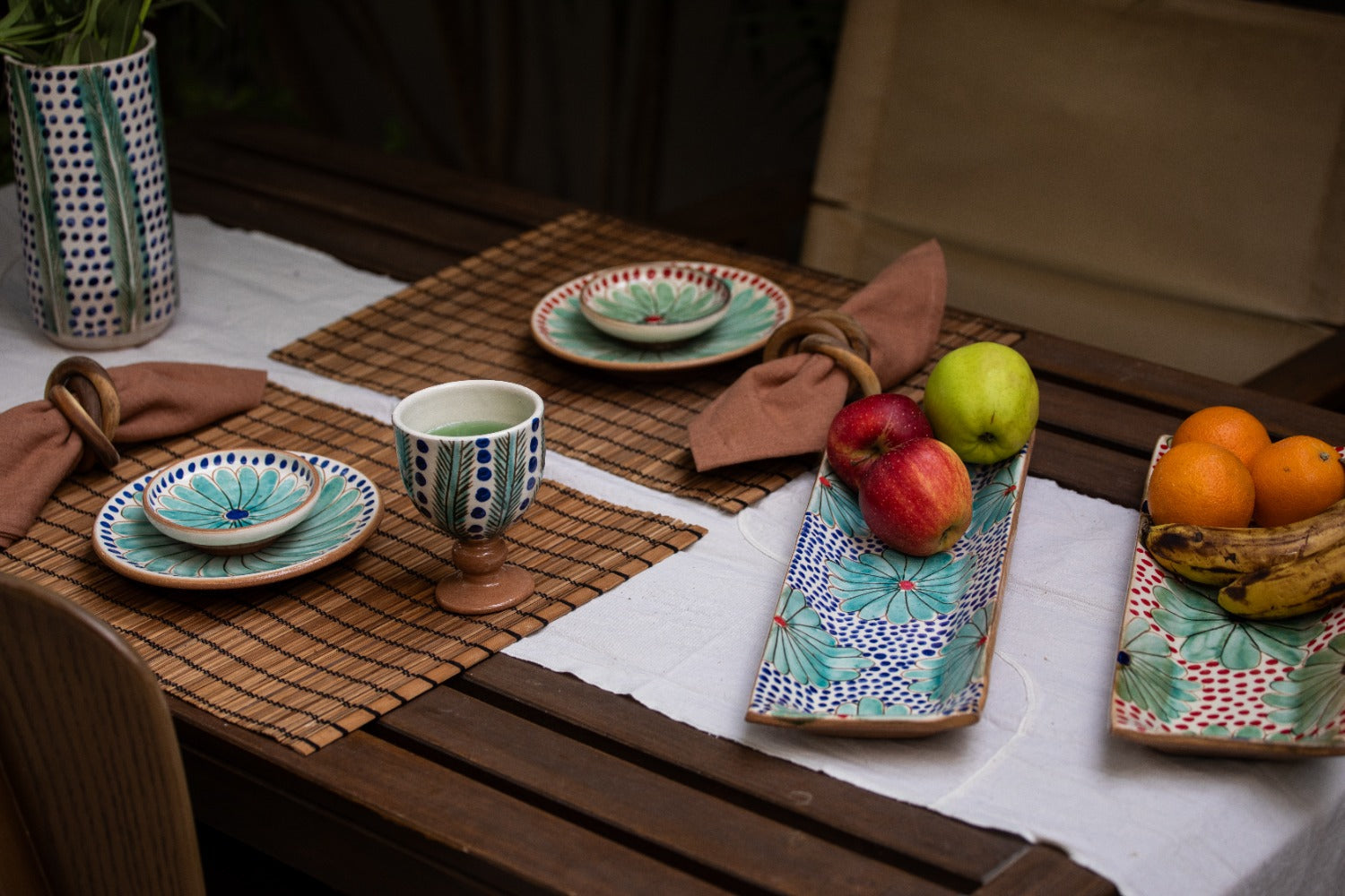 Red Daisy Plate