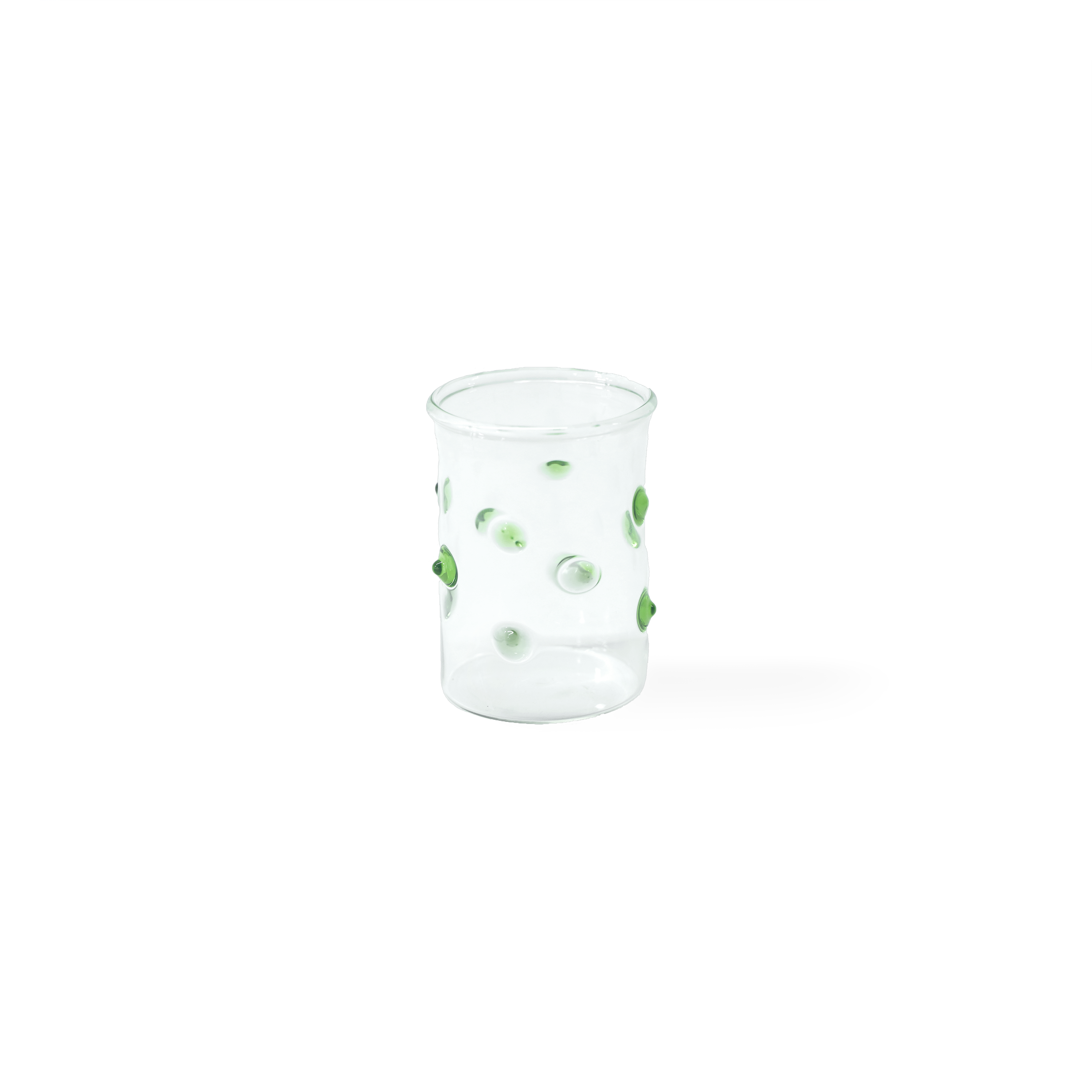POLKA DOTTED GLASS CUP
