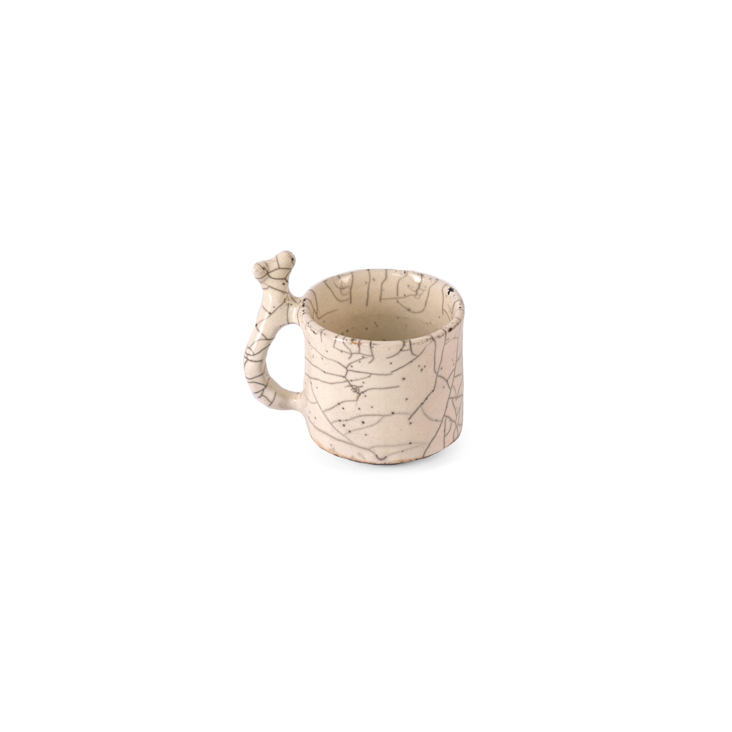 Raku Animal Mug