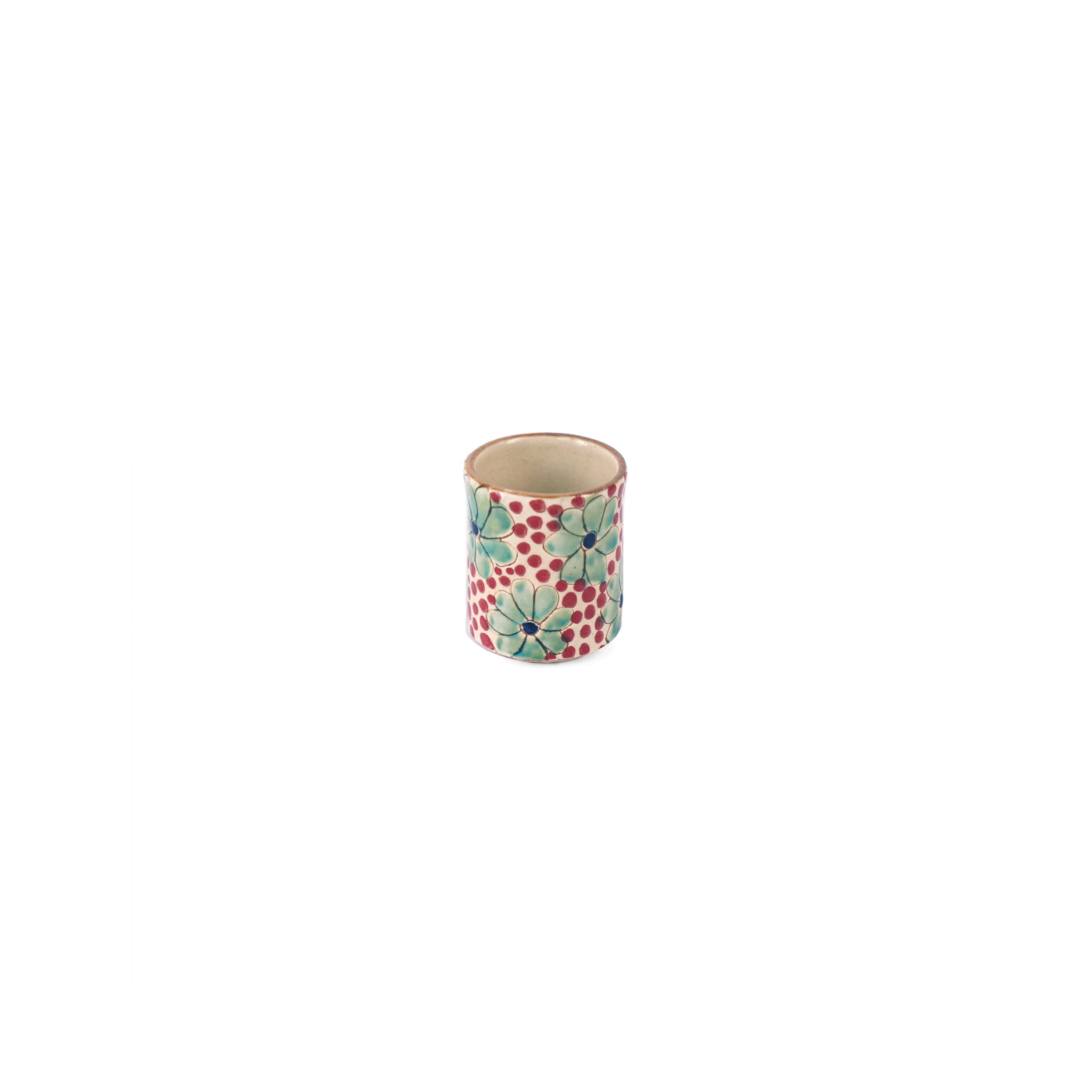 Red Daisy Field Espresso Cup